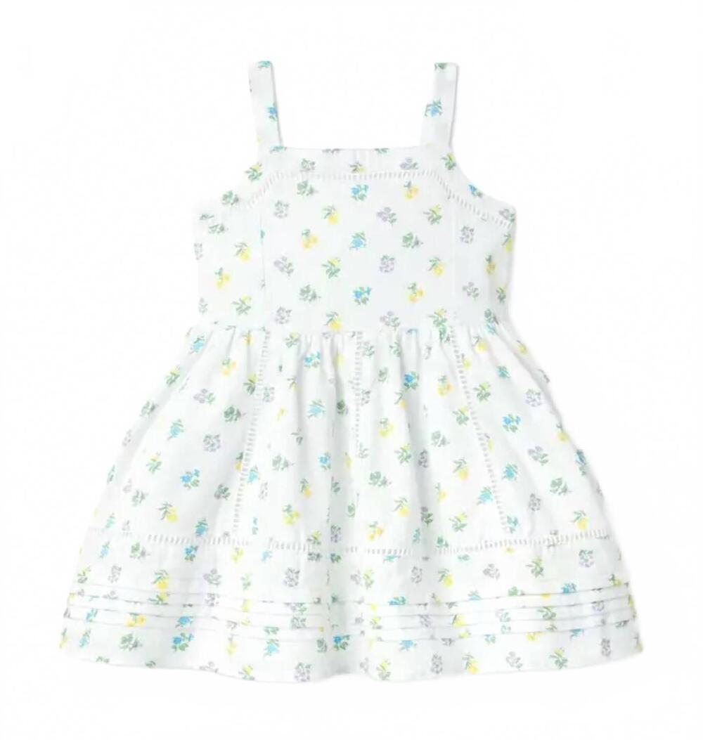 NEW JANIE AND JACK girl's floral ottoman dress in multicolor